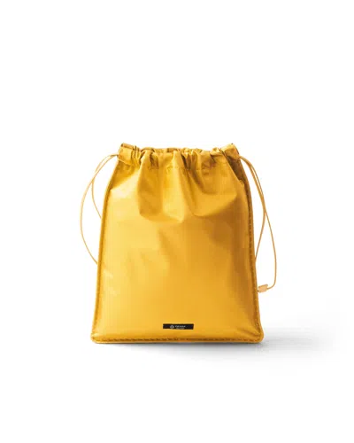 Prada Wish Pouch Aus Seidenduchesse In Topas