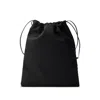 Prada Wish Re-nylon Drawstring Pouch In Black