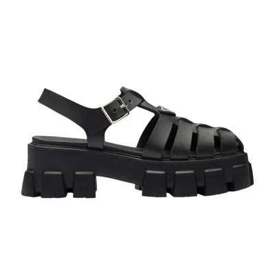 Pre-owned Prada Wmns Foam Rubber Sandal 'black'