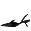 Prada (wmns)  Brushed Leather Slingback Pumps 'black'