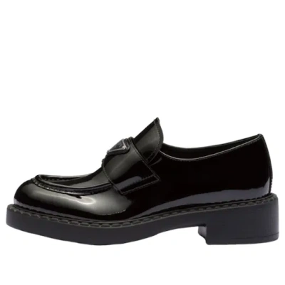 Prada (wmns)  Chocolate 50mm Loafer 'black Patent Leather'
