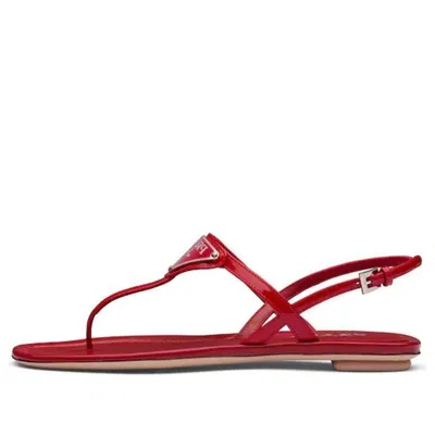 Prada (wmns)  Cross Strap Sandals 'red'