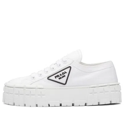 Prada (wmns)  Double Wheel Re-nylon Gabardine Sneakers 'white'