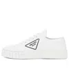 Prada (wmns)  Downtown Brushed Leather Sneakers 'white'