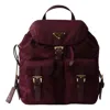 Prada Womens Burgundy Re-edition 1978 Small Re-nylon Backpack