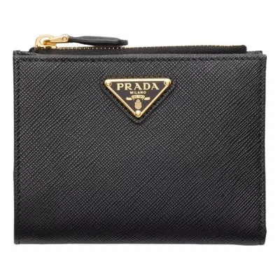 Prada (wmns)  Fw25 Small Saffiano Leather Wallet 'black'