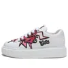 Prada (wmns)  Graphic Rose Platform Sneakers 'white Multi-color'