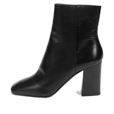 Prada (wmns)  Leather Square Toe Ankle Pumps 'black'