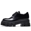 Prada (wmns)  Monolith Brushed Calf Derby Shoes 'black'