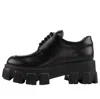 Prada (wmns)  Monolith Brushed Leather Lace-up Shoes 'black'