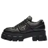 Prada (wmns)  Monolith Brushed Leather Lace-up Shoes 'black'