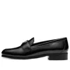 Prada Leather Loafers In Black