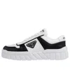 Prada (wmns)  Soft Padded Nappa Leather Laced-up Shoes 'white Black'