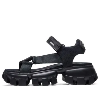 Prada (wmns)  Sporty Woven Nylon Tape Sandals 'black'
