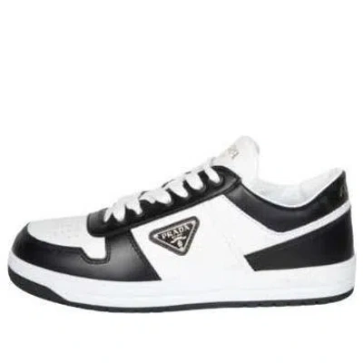 Prada (wmns)   Ss26  Logo Leather Sneakers 'black White'