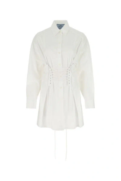 Prada Dress In White