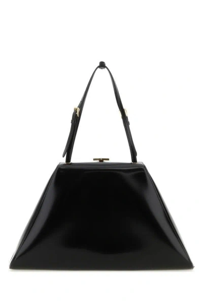 PRADA PRADA WOMEN BLACK LEATHER HANDBAG