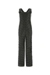 Prada Women Black Nylon Ski Jumpsuit In Black