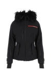 Prada Women's Re-nylon Ski Jacket In Black