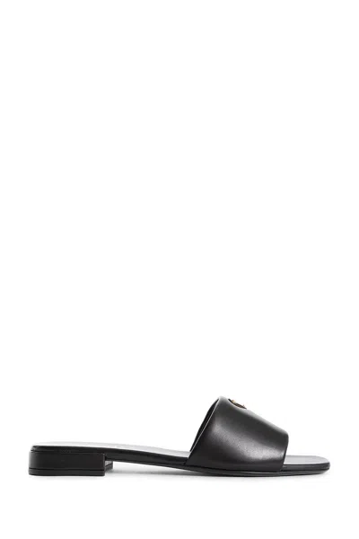 Prada Women's Nappa Leather Slippers Sandal In Black