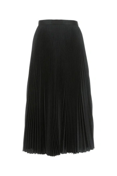 Prada Woman Black Silk Blend Skirt