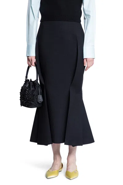 Prada Woman Black Skirts