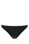 Prada Black Stretch Re-nylon Bikini Bottom In Black