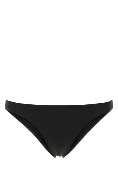 Prada Stretch Re-nylon Bikini Bottom In Black
