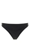 PRADA PRADA WOMAN BLACK STRETCH RE-NYLON BIKINI BOTTOM