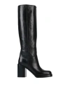 Prada Women's Leather Boots In Black