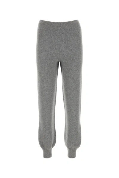 Prada Grey Cashmere Blend Joggers In Gray