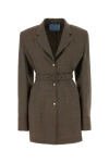 PRADA PRADA WOMAN MULTICOLOR WOOL BLAZER