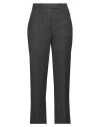 PRADA PRADA WOMAN PANTS GREY SIZE 4 VIRGIN WOOL, COTTON