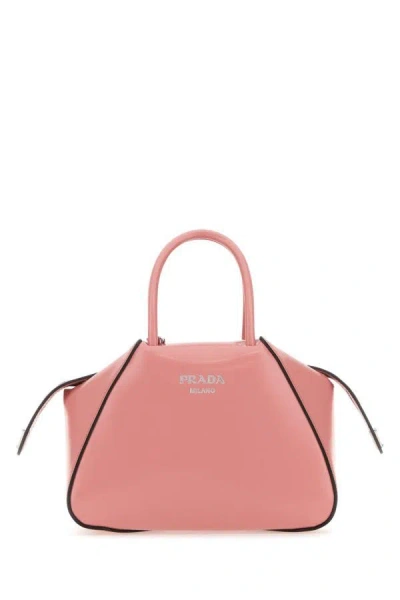 Prada Woman Pink Leather Handbag