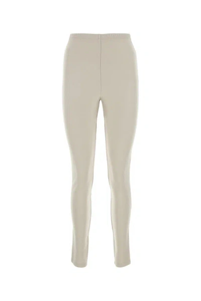 Prada Woman Sand Cashmere Leggings In Cream