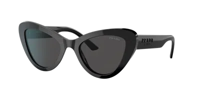 Prada Woman Sunglass Pr 13ys In Dark Grey