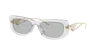 Prada Woman Sunglasses Pr 14ys In Light Grey