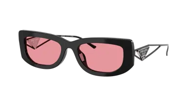 Prada Woman Sunglasses Pr 14ys In Pink
