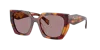 Prada Tortoiseshell-effect Sunglasses In Light Purple Brown