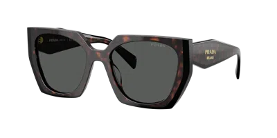Prada Woman Sunglasses Pr 15ws In Dark Grey