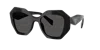 Prada Geometric Sunglasses In Dark Grey