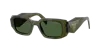 Prada Woman Sunglass Pr 17ws In Dark Green