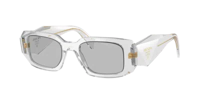 Prada Woman Sunglass Pr 17ws In Light Grey