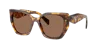 Prada Woman Sunglass Pr 19zs In Brown