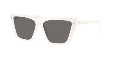 Prada Woman Sunglass Pr 21zs In White