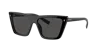Prada Pr 21zs Black Sunglasses In Black