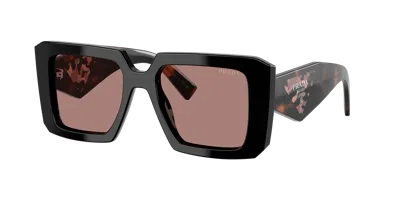 Prada Woman Sunglass Pr 23ys In Black