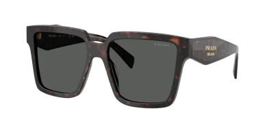 Prada Woman Sunglass Pr 24zsf In Gray