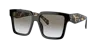 Prada Grey Gradient Square Ladies Sunglasses Pr 24zs 1ab0a7 56 In Brown