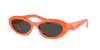 Prada Symbole Irregular Women's Sunglasses, Pr 26zs In Dark Grey